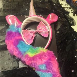 Rainbow Rave Unicorn Costume Accessory Kit 3 piece